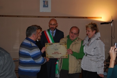 Consegna attestato del Centanario di Attività
